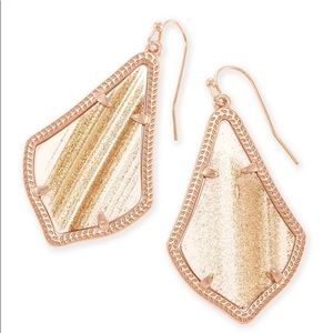 Kendra Scott Alex Earring in Rose Gold Rose Gold Dusted Glass